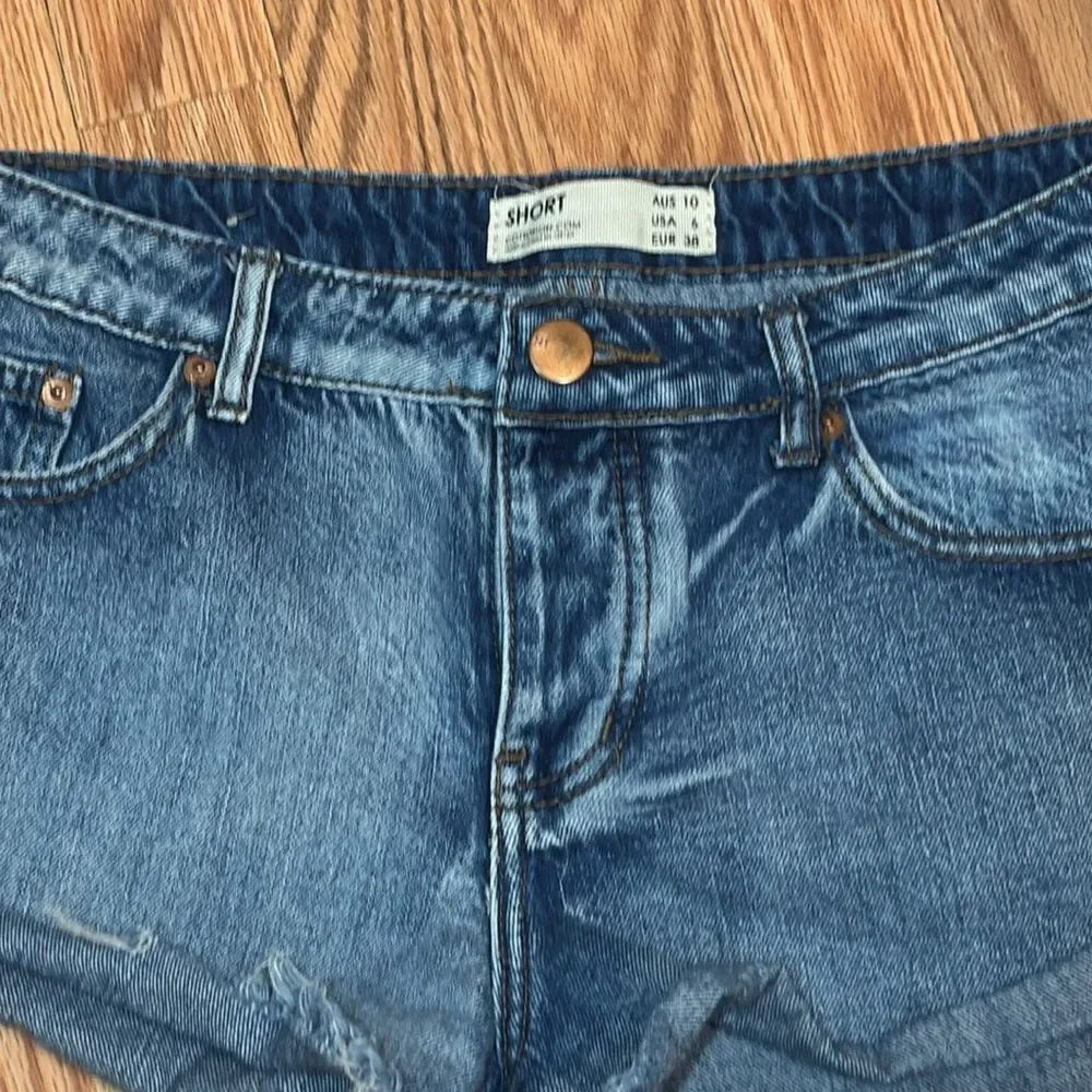 Cotton On Short, Daisy Dukes, shorties, distressed, 6